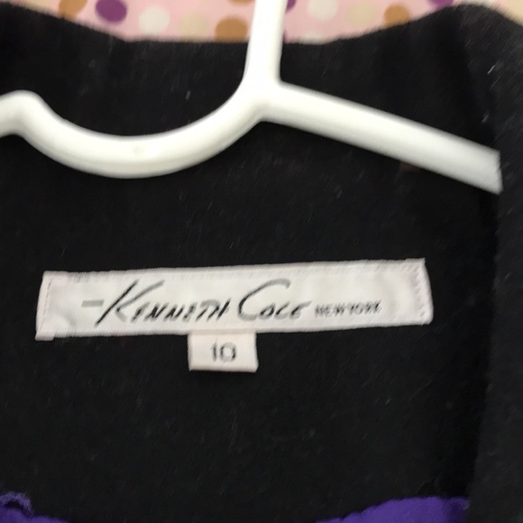 Woman’s Kenneth Cole Wool Coat Black Size 10 - Picture 7 of 11